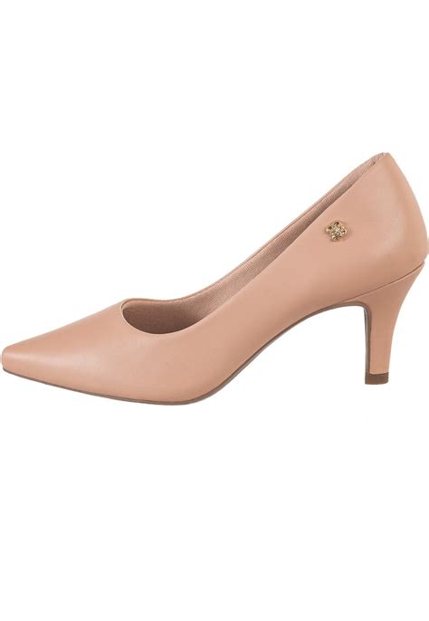 Scarpin Salto Alto Gigil Sapato Bico Fino Nude Compre Agora Dafiti Brasil