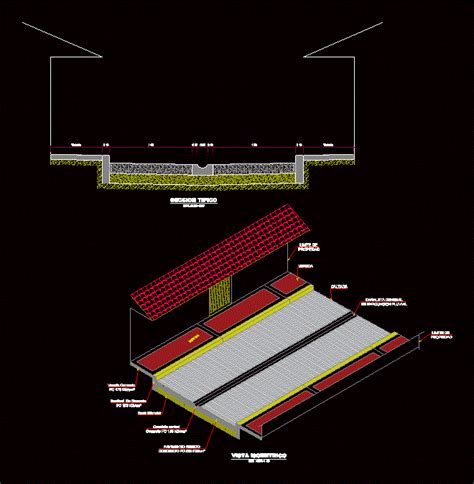 Detales De Pavimentos En AutoCAD Librería CAD