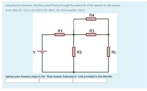 Solved Using Norton S Theorem Find The Current Flowing Chegg