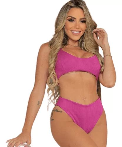Conjunto Biquini Top Faixa Bojo Calcinha Hot Pant Semi Fio MercadoLivre