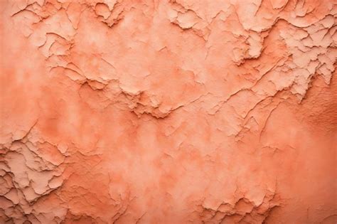 Premium Photo Peach Color And Textured Wall Background