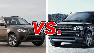 BMW X5 vs. Land Rover Range Rover Sport - CarsDirect