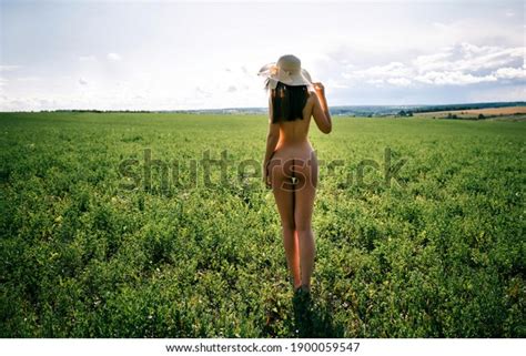 Attractive Slender Nude Woman Hat Healthy Stock Photo Shutterstock