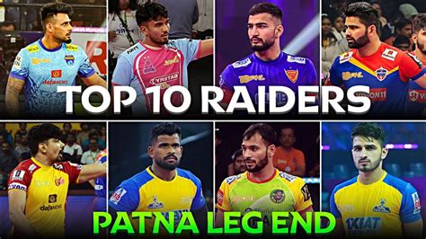 Pkl Top Raiders After Patna Leg End Pro Kabaddi Top