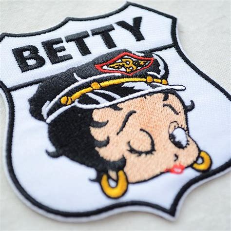 ワッペン アイロン おしゃれ 刺繍 ベティブープ Betty Boop ロードサイン BBW ワッペン雑貨通販ワッペンストア 通販 Yahoo ショッピング