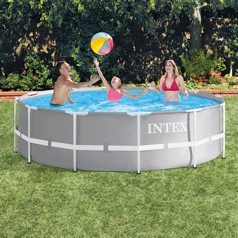 Kit Piscine Prism Frame Ronde INTEX 3 66 X 1 22 M