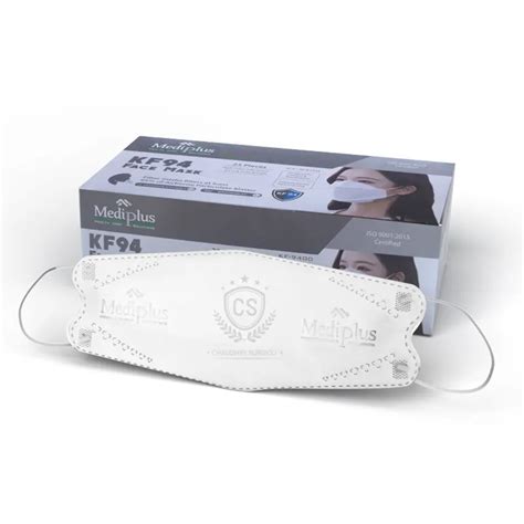 Disposable Face Mask KF94 Mediplus 4 Layered Filter Protection 25pcs