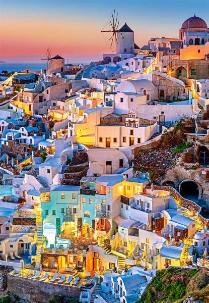 Puzzle CASTORLAND Puzzle De 1000 Piezas Santorini Grecia Ref