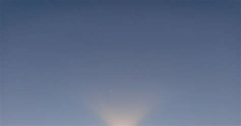 Солнечный столб | Пикабу