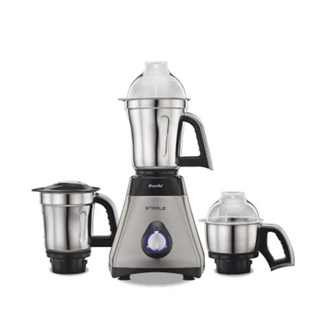 MG 206 Preethi Steele 110V 550 Watts Mixer Grinder 3 Jar For Wet