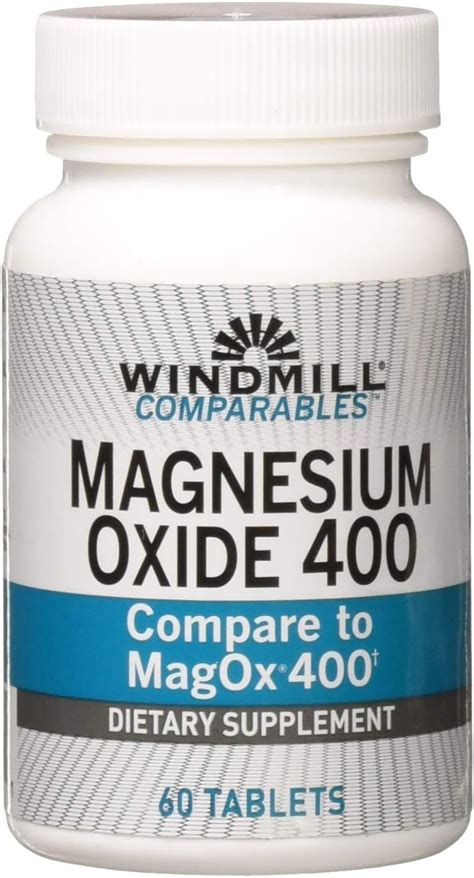 Windmill Natural Vitamins Magnesium Oxide 400 Mg Immune