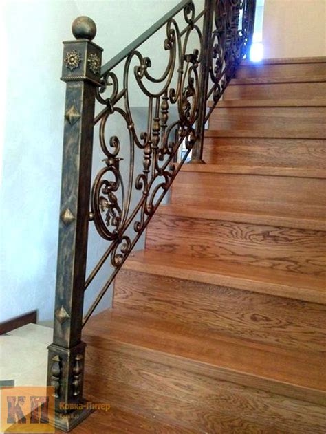 Кованые столбы К-075 - Ковка Питер: художественная ковка в СПб