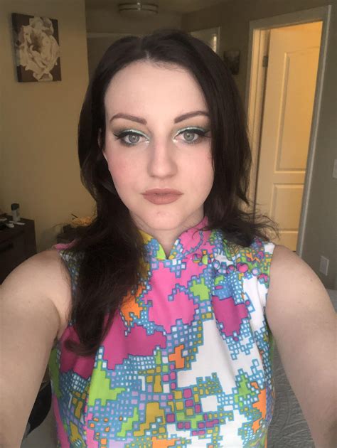 Teal Eyes With A Sixties Mod Dress Ccw R Makeupaddiction