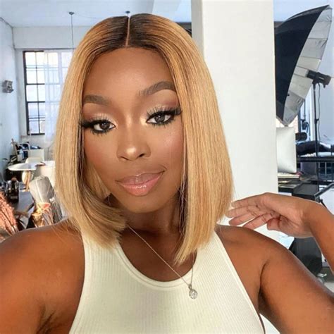 Glueless Ombre Honey Blonde Straight Bob Wig X Pre Cut HD Lace Closure Short Wig Tinashehair