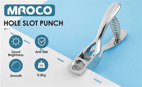 Amazon Mroco Hole Punch Slot Punch Badge Hole Punch For Id Cards