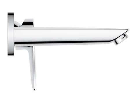 Grohe Bauedge New Wall Bath Mixer Kit Chrome From Reece