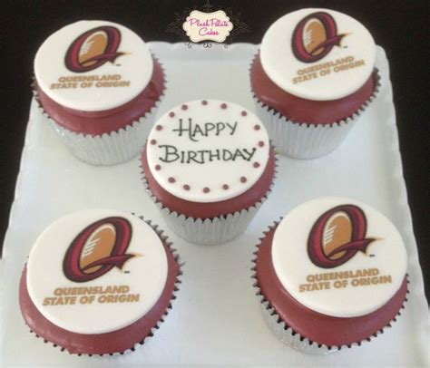 NRL State Of Origin Queensland Cup Cakes Plushpalatecakes