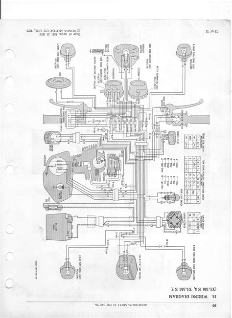 1971 Honda Cb450 Wiring Diagram