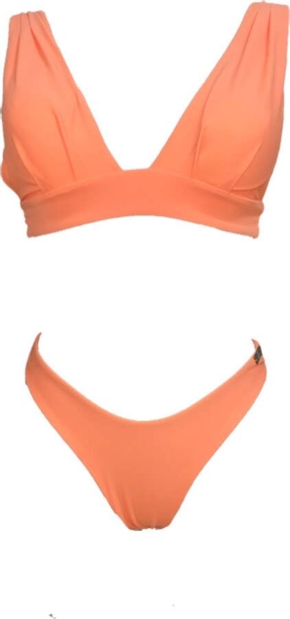 Season Swim Lucia Orange Two Piece Bikini Set ShopStyle