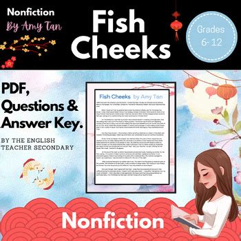 Fish Cheeks by Amy Tan Literary Nonfiction by The English Teacher Secondary