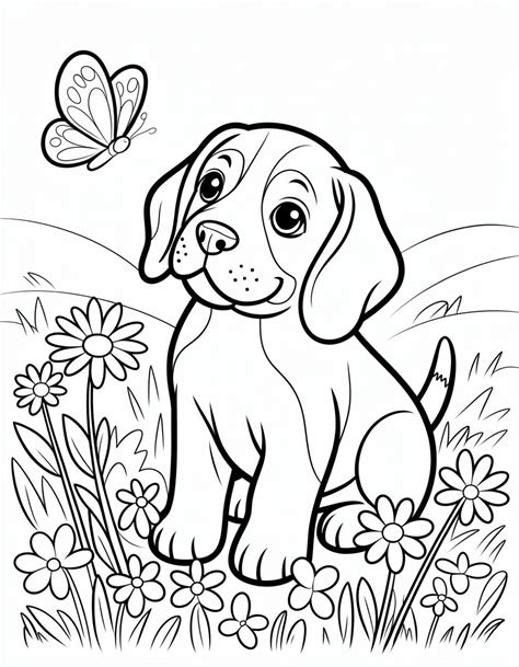 Free Dog Coloring Pages (PDF Printables) | Colorings