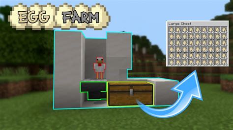 Minecraft Egg Farm Tutorial How To Build An Automatic Egg Farm In