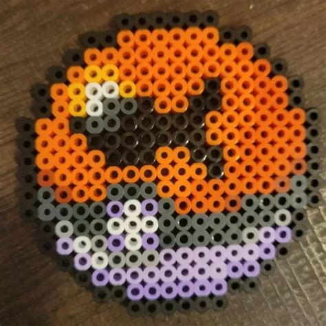 FOGLIA CON SUPPORTO Pokéball Pokémon Pixel Art Perler Art EUR 13 33