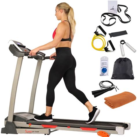 Sunny Health And Fitness Sf T4400 Folding Treadmill W Digital Monitor