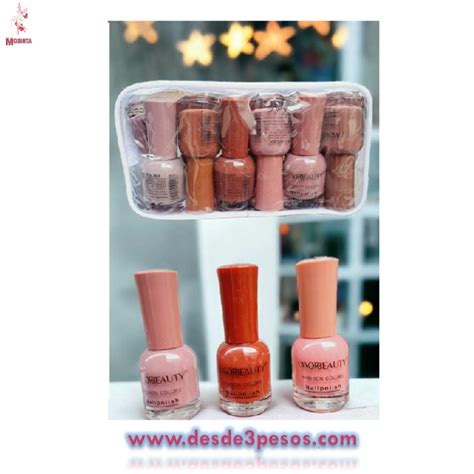 Set De Esmaltes Diferentes Tonos Nude Ml Favor Beauty Favor Beauty Productos Para