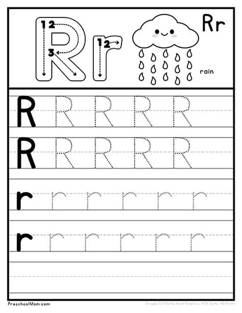 Traceable Alphabet Letter R Worksheet Lettering Alphabet Lettering Images