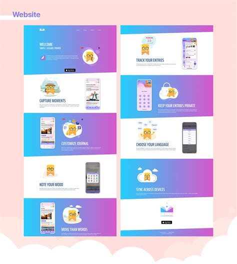 daily journal ios mobile app uxui design behance