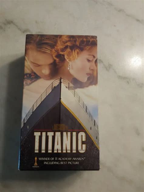 TITANIC VHS MOVIE 1998 Two Tape Box Set Very Good Condition EUR 6 65