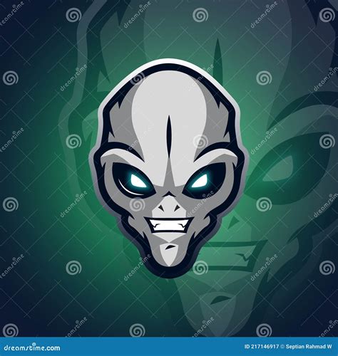 Alien Logo Pattern Vector Illustration 118770758