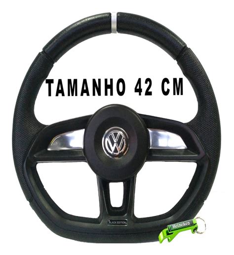 Volante Esportivo Para Volkswagen Da Kombi Gti Black 42cm Mercado Livre