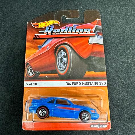 Jual Hot Wheels Ford Mustang SVO HW Redline Base Besi Biru Shopee Indonesia