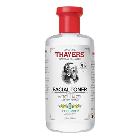 Thayers Cucumber Facial Toner Alcohol Free Witch Hazel And Aloe Vera