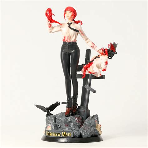 Hot Anime Puppe Kettens Ge Mann Makima Gk Statue Pvc Modell Abbildung Spielzeug Hause Desktop