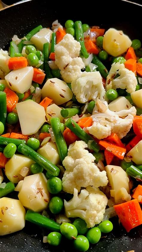 Mixed Vegetable Masala - Healthier Steps