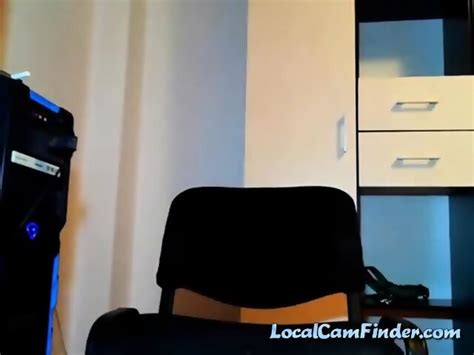 Barely Legal Latina Girl Rubs Her Long Slit