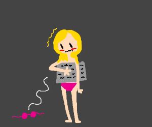 Girl Loses Her Bikini Top Drawception