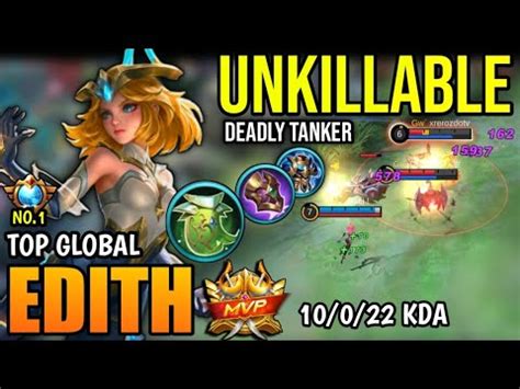 Edith Best Build Top Global Edith Gameplay Mobile Legends