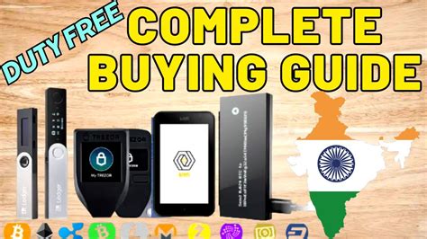 Buy Crypto Hardware Wallet In India Duty Free Ledger Nano S Trezor