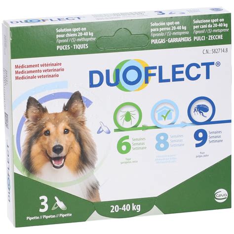 Duoflect Soluzione Spot On Per Cani Da 20 40 Kg 3 Pz Redcare