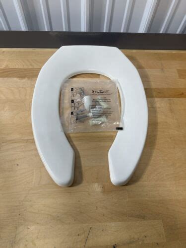 1955CT Commercial Heavy Duty Open Front Toilet Seat Will Never Loosen