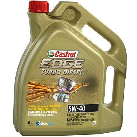 Engine Oil Castrol Edge Turbo Diesel 5W40 5L 1535BD | Winparts.co.uk ...