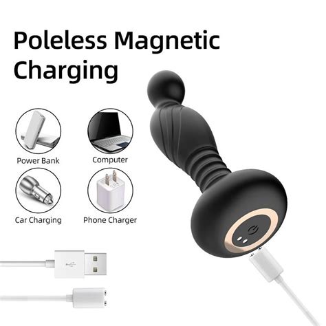 Finger Snap Vibrating Anal Plug SQ32378 LATEXSM