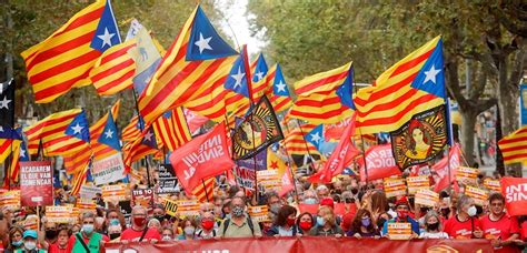 3000 Personas Se Manifiestan A Favor De La Independencia De Cataluña