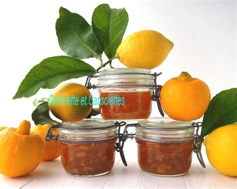 Lemon Marmelade Confiture De Citron Bergamote Grelinette Et