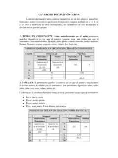 LA TERCERA DECLINACIÓN LATINA 1 TEMAS EN la tercera declinaci 211 n latina 1 temas en pdf