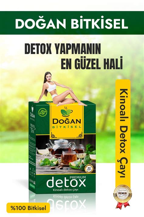 DOĞAN BİTKİSEL Detox Bitki Çayı Kinoalı Bitkisel Karışımlı Form Çayı